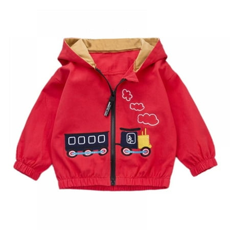 SYNPOS Toddler Girl Boy Spring Fall Windbreaker with Hoods Baby Zipper Hooded Coat Windproof Jacket 0-4 Years
SYNPOS Toddler Girl Boy Spring Fall Windbreaker with Hoods Baby Zipper Hooded Coat Windproof Jacket 0-4 Years
