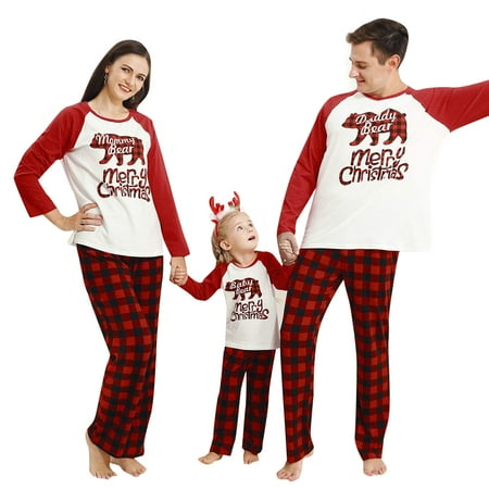 QILINXUAN Christmas Family Sets Pajamas Family Matching Sets Letter Print Top Elastic Waist Long Pants Sleepwear Sets for Adult Kid Baby
QILINXUAN Christmas Family Sets Pajamas Family Matching Sets Letter Print Top Elastic Waist Long Pants Sleepwear Sets for Adult Kid Baby