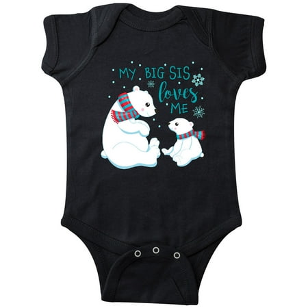 Inktastic My Big Sis Loves Me- cute polar bears Gift Baby Boy or Baby Girl Bodysuit
Inktastic My Big Sis Loves Me- cute polar bears Gift Baby Boy or Baby Girl Bodysuit