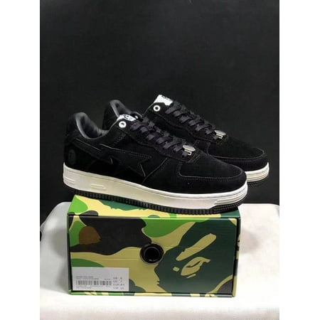 

Bapesta Bapestas Baped Sta Casual Shoes Sk8 Low Men Women Black White Pastel Green Blue Suede Pink Mens Womens Trainers Outdoor Sports Sneakers Walking Jogging