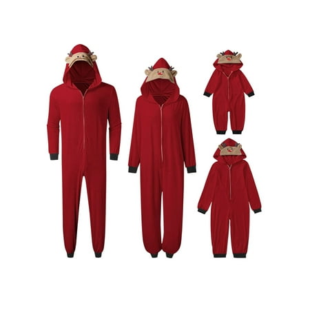 EYIIYE Matching Family Christmas Pajamas Elk Antler Print Long Sleeve Hooded Romper Jumpsuits Xmas Holiday Sleepwear Pjs Outfits
EYIIYE Matching Family Christmas Pajamas Elk Antler Print Long Sleeve Hooded Romper Jumpsuits Xmas Holiday Sleepwear Pjs Outfits