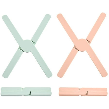 Silicone Expanding Trivet Foldable Non-Slip Heat-Insulating Pad Collapsible X-Shaped Design Silicone Trivets Silicone Pot Holder Placemat(2 Pack)
Silicone Expanding Trivet Foldable Non-Slip Heat-Insulating Pad Collapsible X-Shaped Design Silicone Trivets Silicone Pot Holder Placemat(2 Pack)