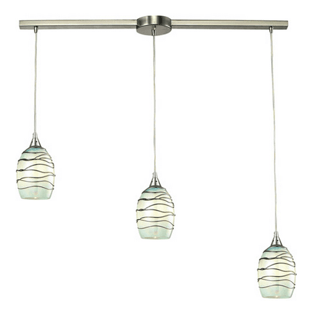 Chandeliers 3 Light With Satin Nickel Finish Mint Glass 36 inch 180 Watts - World of Lamp
Chandeliers 3 Light With Satin Nickel Finish Mint Glass 36 inch 180 Watts - World of Lamp