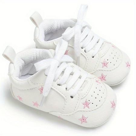 Infant Baby Start Embroidery Sneakers Soft-soled Anti-slip Prewalker Shoes First Walker Shoes Crib Shoes
Infant Baby Start Embroidery Sneakers Soft-soled Anti-slip Prewalker Shoes First Walker Shoes Crib Shoes
