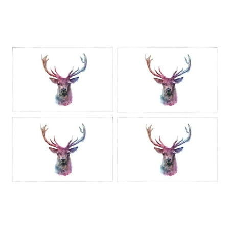 MKHERT Galaxy Watercolor Deer Head Hipster Animals Placemats Table Mats for Dining Room Kitchen Table Decoration 12x18 inch Set of 4
MKHERT Galaxy Watercolor Deer Head Hipster Animals Placemats Table Mats for Dining Room Kitchen Table Decoration 12x18 inch Set of 4