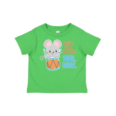 Inktastic Quiet As A Mouse Yeah Right Cute Mouse Drummer Gift Toddler Boy or Toddler Girl T-Shirt
Inktastic Quiet As A Mouse Yeah Right Cute Mouse Drummer Gift Toddler Boy or Toddler Girl T-Shirt