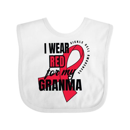 Inktastic Sickle Cell Awareness I Wear Red For My Granma Gift Baby Boy or Baby Girl Bib
Inktastic Sickle Cell Awareness I Wear Red For My Granma Gift Baby Boy or Baby Girl Bib