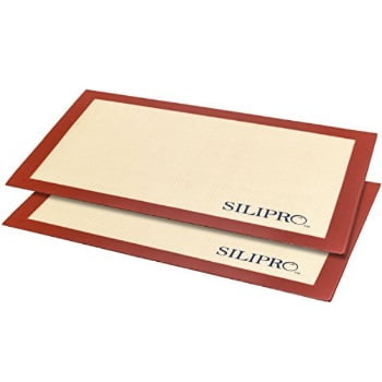 Silipro Non-stick Silicone Baking Mat Set 2pk Easy to Clean + Dishwasher Safe 16 5/8 x 11 Fits Half Size Sheet Pans
Silipro Non-stick Silicone Baking Mat Set 2pk Easy to Clean + Dishwasher Safe 16 5/8 x 11 Fits Half Size Sheet Pans