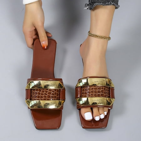 uikmnh Slippers for Women Slippers Shoes Women s Indoor Leisure Casual Outdoor Breathable Women s Slipper Brown 9
uikmnh Slippers for Women Slippers Shoes Women s Indoor Leisure Casual Outdoor Breathable Women s Slipper Brown 9