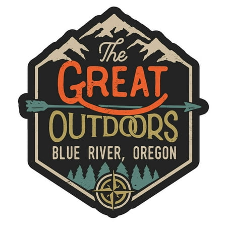 Blue River Oregon The Great Outdoors Design 2-Inch Fridge Magnet