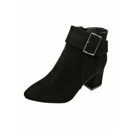 Zodanni Women Casual Dress Ankle Boots Womens Work Comfort Side Zip Winter Shoes Breathable Black 7
Zodanni Women Casual Dress Ankle Boots Womens Work Comfort Side Zip Winter Shoes Breathable Black 7