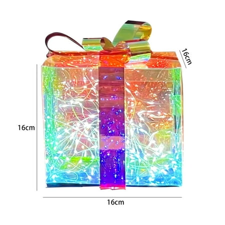 Dengmore Christmas Gift Box PVC Colorful Holiday Christmas Party Decorations Xmas Gift for Friends Family
Dengmore Christmas Gift Box PVC Colorful Holiday Christmas Party Decorations Xmas Gift for Friends Family