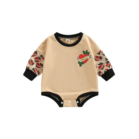 Amuver Baby Boy Romper Long Sleeve Crew Neck Heart/Stripes/Taco Print Fall Bodysuit for Casual Daily
Amuver Baby Boy Romper Long Sleeve Crew Neck Heart/Stripes/Taco Print Fall Bodysuit for Casual Daily