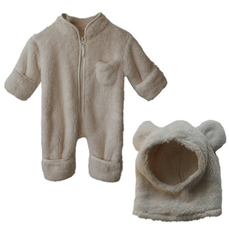 Newborn Bear Warmer Snowsuit Cotton Fleece Romper Jumpsuit for Baby Girls Boys 73cm,G50825
Newborn Bear Warmer Snowsuit Cotton Fleece Romper Jumpsuit for Baby Girls Boys 73cm,G50825