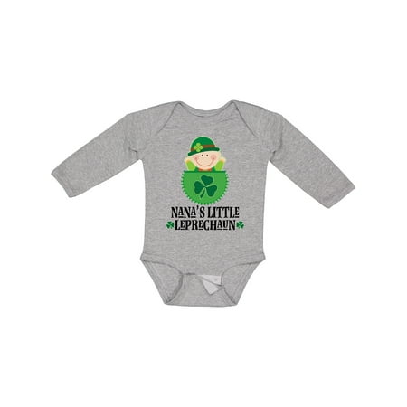 Inktastic Irish Nana Little Leprechaun Boys or Girls Long Sleeve Baby Bodysuit
Inktastic Irish Nana Little Leprechaun Boys or Girls Long Sleeve Baby Bodysuit