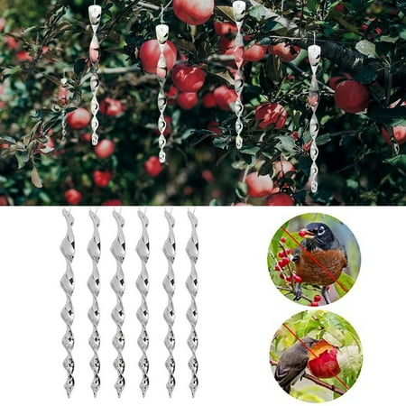 D-GROEE 6/8Pcs Bird Repellent Devices Deterrent Birds Reflective Rods Rotating Wind Spiral for Bird Control to Prevent Birds from Protecting Windows and Gardens
D-GROEE 6/8Pcs Bird Repellent Devices Deterrent Birds Reflective Rods Rotating Wind Spiral for Bird Control to Prevent Birds from Protecting Windows and Gardens