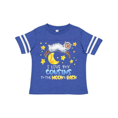 Inktastic I Love my Cousins to the Moon and Back Cute Sheep Gift Toddler Boy or Toddler Girl T-Shirt
Inktastic I Love my Cousins to the Moon and Back Cute Sheep Gift Toddler Boy or Toddler Girl T-Shirt