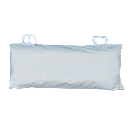 33” Beige Hammock Rectangular Pillow with Tie-offs