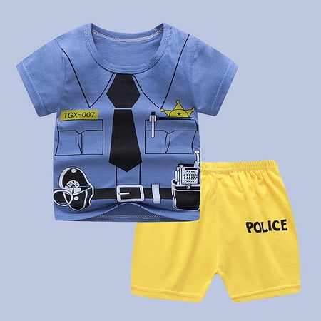 Simplmasygenix Summer Toddler Tops Shorts Short Sleeve Toddler Boys Cartoon Print Pattern Clothes Summer Two-piece Sute
Simplmasygenix Summer Toddler Tops Shorts Short Sleeve Toddler Boys Cartoon Print Pattern Clothes Summer Two-piece Sute