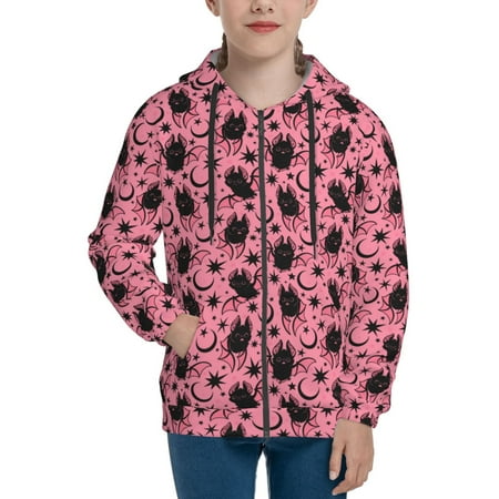 Hoodies for Women halloween pink bat Long Sleeve Sweatshirt Drawstring Zip Up Hoodie with Pockets Teen Girl Clothes
Hoodies for Women halloween pink bat Long Sleeve Sweatshirt Drawstring Zip Up Hoodie with Pockets Teen Girl Clothes
