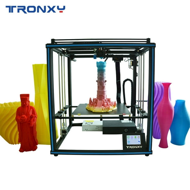 TRONXY X5SA-400 New Upgraded High Accuracy 3D Printer DIY Kit Support Auto Leveling Resume Printing Filament Run Out Detection 400*400*400mm with Heatbed Touchscreen 8GB TF Card & PLA Sample