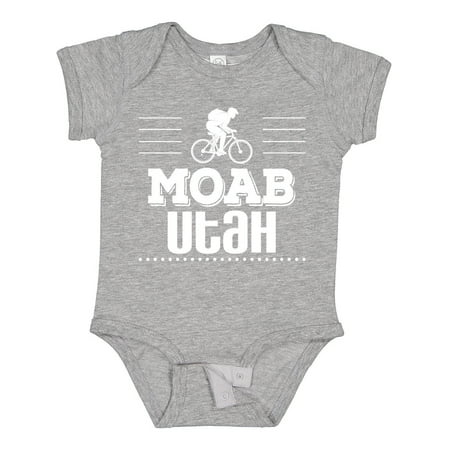 Inktastic Moab Utah Mountain Biking Gift Baby Boy or Baby Girl Bodysuit