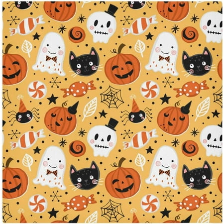 Bestwell 1 pcs Halloween Pattern Cloth Napkins Reusable Washable Polyester Dinner Table Napkins for Kitchen Dining Restaurant Party Decoration 20 x20
Bestwell 1 pcs Halloween Pattern Cloth Napkins Reusable Washable Polyester Dinner Table Napkins for Kitchen Dining Restaurant Party Decoration 20 x20