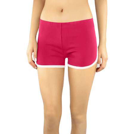 Cotton Blend Athletic Shorts for Juniors Yoga Shorts Dolphin Shorts for Workout