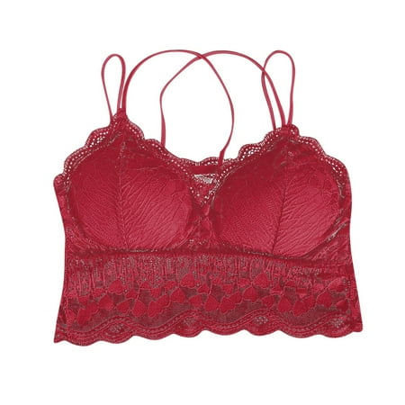 NECHOLOGY Women Lingerie Corset Vest Top Lace Floral Bralette Bralet Bra Cami Crop Underwear Top Vest Halter Bodysuit Vest Red One Size
NECHOLOGY Women Lingerie Corset Vest Top Lace Floral Bralette Bralet Bra Cami Crop Underwear Top Vest Halter Bodysuit Vest Red One Size