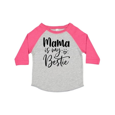Inktastic Mama is My Bestie Gift Toddler Boy or Toddler Girl T-Shirt