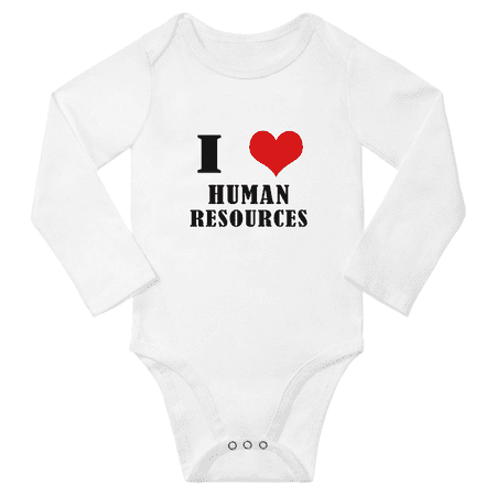 I Love Human Resources Cute Baby Long Sleeve Clothes Boys Romper Bodysuits (White 18-24M)
I Love Human Resources Cute Baby Long Sleeve Clothes Boys Romper Bodysuits (White 18-24M)