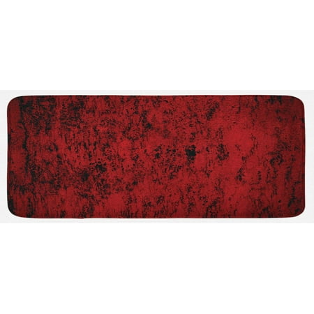 Red and Black Kitchen Mat Abstract Pattern with Grungy Distressed Look and in Vintage Style Plush Decorative Kitchen Mat with Non Slip Backing 47 X 19 Black Red
Red and Black Kitchen Mat Abstract Pattern with Grungy Distressed Look and in Vintage Style Plush Decorative Kitchen Mat with Non Slip Backing 47 X 19 Black Red