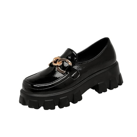 Women Chunky Platform Ankle Boots for Women Outdoor Hiking Glossy Leather Shoes Chain Waterproof Rain Boots Black Boots women size 8.5
Women Chunky Platform Ankle Boots for Women Outdoor Hiking Glossy Leather Shoes Chain Waterproof Rain Boots Black Boots women size 8.5