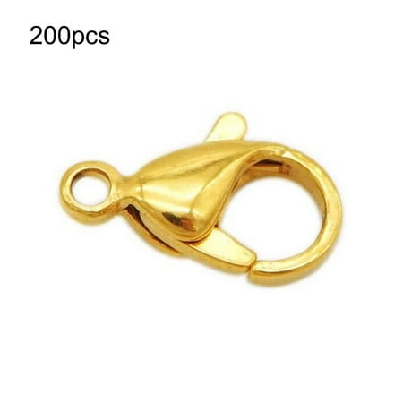 BUYISI 200Pc18K Gold-Plated Lobster Buckle Spring Buckle Diy Jewelry Making Accessories
BUYISI 200Pc18K Gold-Plated Lobster Buckle Spring Buckle Diy Jewelry Making Accessories