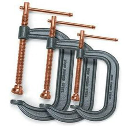 Radnor Model 408P 8 Heavy Duty Drop Forged C Clamp With Plated Screw And Swivel Pad (5 Pack)
Radnor Model 408P 8 Heavy Duty Drop Forged C Clamp With Plated Screw And Swivel Pad (5 Pack)