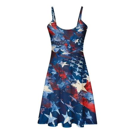 Leesechin Deals Womens Skirts Summer Off Shoulder Independence Day Printing Waist Sleeveless V-Neck Dress on Clearance
Leesechin Deals Womens Skirts Summer Off Shoulder Independence Day Printing Waist Sleeveless V-Neck Dress on Clearance
