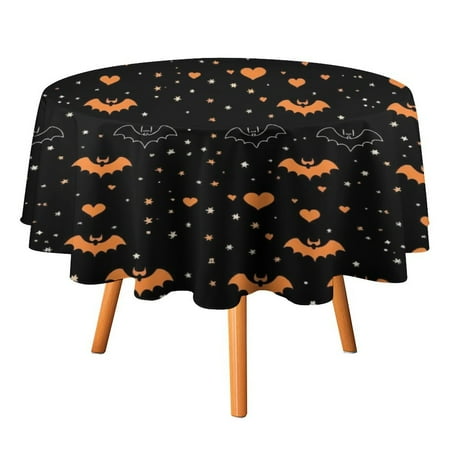 JINGDS Cute Bat Small Hearts Design-330 Round Table Cloth Halloween Tablecloth Thanksgiving Day Table Cloth Round Cover Circle Tablecloth for Halloween Thanksgiving Fall Party
JINGDS Cute Bat Small Hearts Design-330 Round Table Cloth Halloween Tablecloth Thanksgiving Day Table Cloth Round Cover Circle Tablecloth for Halloween Thanksgiving Fall Party