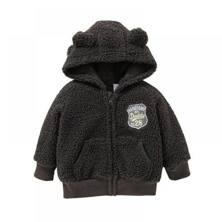 Baby Fleece Coat Infant Boys Girls Ears Hat with Lined Hooded Zipper Up Jacket Tops Outwear Overcoat Warm Fall Winte
Baby Fleece Coat Infant Boys Girls Ears Hat with Lined Hooded Zipper Up Jacket Tops Outwear Overcoat Warm Fall Winte