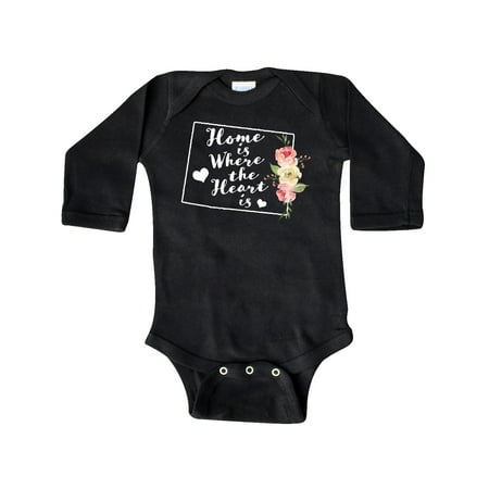 Inktastic Wyoming Home is Where The Heart is with Watercolor Floral Gift Baby Girl Long Sleeve Bodysuit
Inktastic Wyoming Home is Where The Heart is with Watercolor Floral Gift Baby Girl Long Sleeve Bodysuit