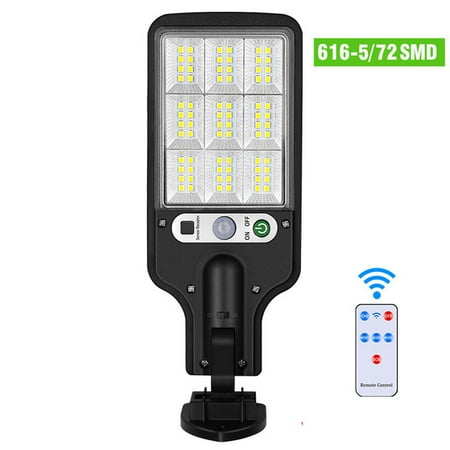 Solar Street Light Outdoor LED Solar Parking Light Remote Control Security Solar Motion Sensor Light with 3 Lighting Modes for Garden Street Yard Path Yard - 1 Pack
Solar Street Light Outdoor LED Solar Parking Light Remote Control Security Solar Motion Sensor Light with 3 Lighting Modes for Garden Street Yard Path Yard - 1 Pack