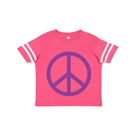 Inktastic Purple Peace Sign Gift Toddler Boy or Toddler Girl T-Shirt
