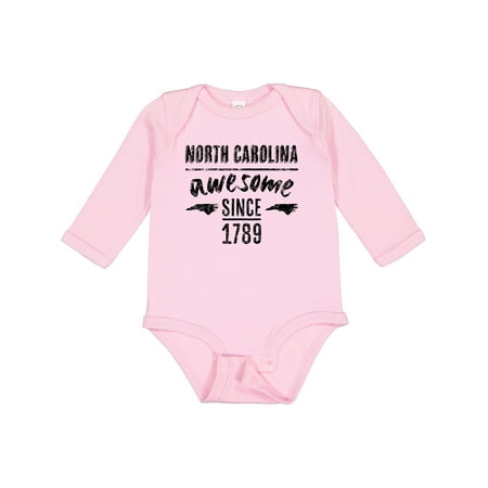 Inktastic North Carolina Awesome Since 1789 Gift Baby Boy or Baby Girl Long Sleeve Bodysuit
Inktastic North Carolina Awesome Since 1789 Gift Baby Boy or Baby Girl Long Sleeve Bodysuit