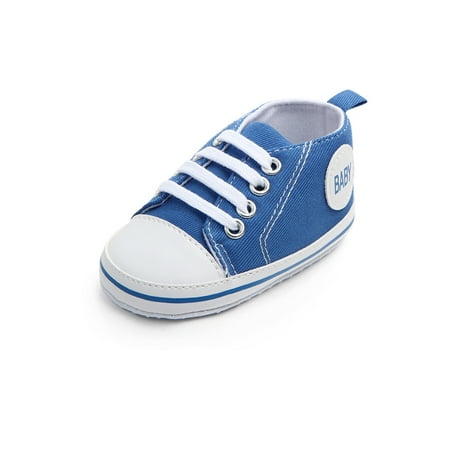 Rockomi Baby Crib Shoes Infant Canvas Shoes Newborn Anti-Slip Soft Sole Sneakers First Walkers Blue-2 4C
Rockomi Baby Crib Shoes Infant Canvas Shoes Newborn Anti-Slip Soft Sole Sneakers First Walkers Blue-2 4C