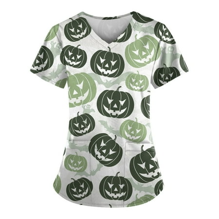 HHei_K gray scrubs for women Women s V-neck Fashion Casual Printing Top Protective Work Suit
HHei_K gray scrubs for women Women s V-neck Fashion Casual Printing Top Protective Work Suit