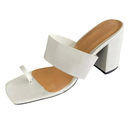 Jikolililili Sandals Womens High Heels Trendy Summer Square Head Peep Toe Chunky Block Sandals Shoes Women Shoes Christmas 2022 Deals Clearance
Jikolililili Sandals Womens High Heels Trendy Summer Square Head Peep Toe Chunky Block Sandals Shoes Women Shoes Christmas 2022 Deals Clearance
