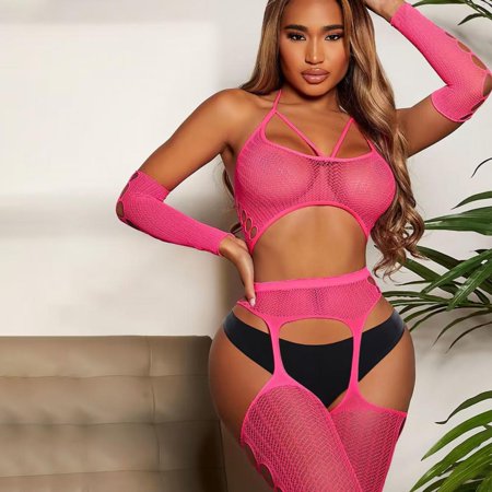 Homadles Lingerie for Women- Lace 2 Piece Sexy Sleepwear Slim Fit Lingerie Sets Pink One Size
Homadles Lingerie for Women- Lace 2 Piece Sexy Sleepwear Slim Fit Lingerie Sets Pink One Size
