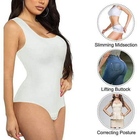 Rong Yun Women s Sleeveless Lined Bodysuit Basic Thong Style Slim Fit Shapewear
Rong Yun Women s Sleeveless Lined Bodysuit Basic Thong Style Slim Fit Shapewear