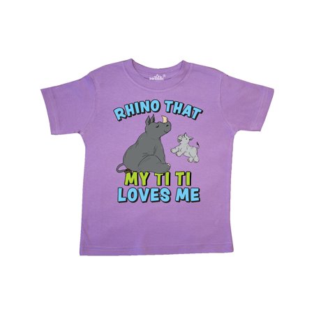 Inktastic Rhino That My Ti Ti Loves Me with Cute Rhinos Gift Toddler Boy or Toddler Girl T-Shirt
Inktastic Rhino That My Ti Ti Loves Me with Cute Rhinos Gift Toddler Boy or Toddler Girl T-Shirt