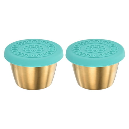 Uxcell 2pcs Small Condiment Containers with Lids Stainless Steel Condiment Cup Dipping Sauce Cups Sky Blue
Uxcell 2pcs Small Condiment Containers with Lids Stainless Steel Condiment Cup Dipping Sauce Cups Sky Blue