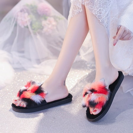 Women Slippers Furry Open Shoes Warm Plush Color Toe Keep Flat Slip On Home Home Women s Slipper
Women Slippers Furry Open Shoes Warm Plush Color Toe Keep Flat Slip On Home Home Women s Slipper